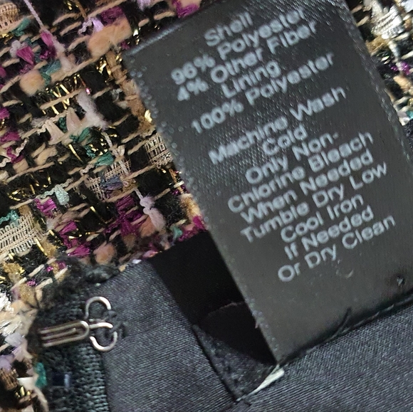 Ann Taylor Multi-Color Tweed A-Line Skirt. EUC - Picture 6 of 7